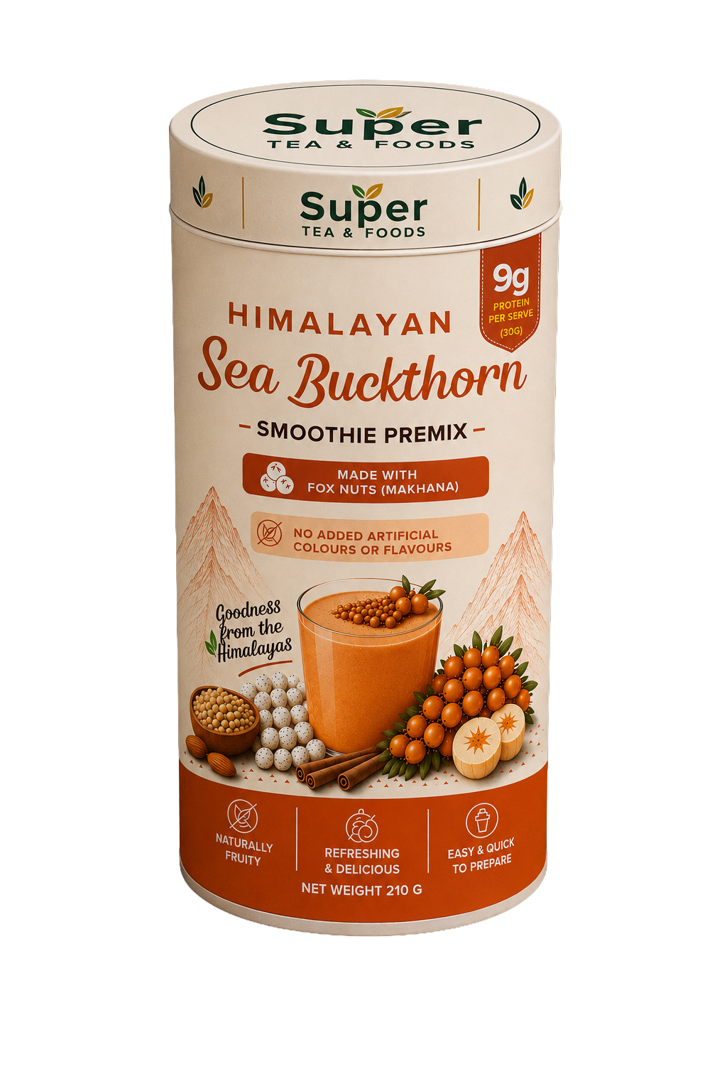 Himalayan Sea Buckthorn Smoothie Premix 210g