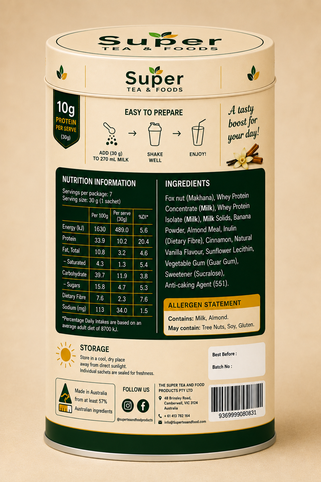 Protein+ Smoothie Premix